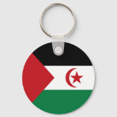 Porte-clés Drapeau de la République démocratique arabe sahrao (Verso)