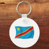 Porte-clés Drapeau de la République démocratique d (Recto)