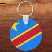 Porte-clés Drapeau de la République démocratique du Congo (Recto)