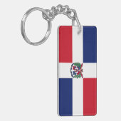 Porte-clés Drapeau de la République Dominicaine (Devant gauche)