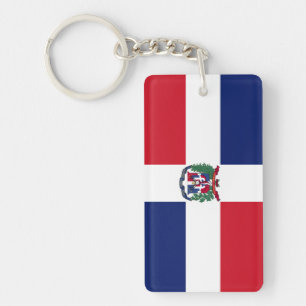 Porte-clés Drapeau de la République Dominicaine