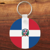 Porte-clés Drapeau de la République dominicaine (Recto)