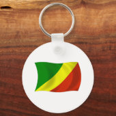 Porte-clés Drapeau de la République du Congo (Recto)