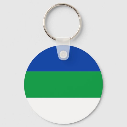 Porte-clés Drapeau de la République Komi (Recto)