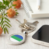 Porte-clés Drapeau de la République Komi (Côté )