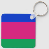Porte-clés Drapeau de la République populaire de Kouban (Dos)