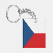 Porte-clés Drapeau de la République tchèque (Devant gauche)