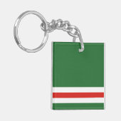 Porte-clés Drapeau de la République tchétchène d'Ichkérie (Devant gauche)