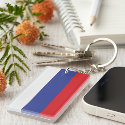 Porte-clés Drapeau de la Russie (Devant droit)