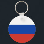 Porte-clés Drapeau de la Russie<br><div class="desc">Drapeau patriotique de la Russie.</div>