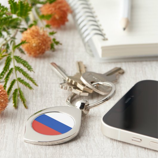 Porte-clés Drapeau de la Russie (Côté )
