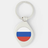 Porte-clés Drapeau de la Russie (Devant)