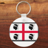 Porte-clés Drapeau de la Sardaigne (Recto)