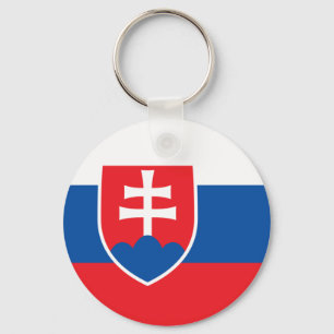 Porte-clés Drapeau de la Slovaquie