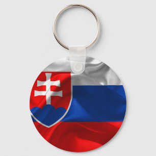 Porte-clés Drapeau de la Slovaquie