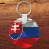 Porte-clés Drapeau de la Slovaquie (Recto)