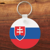 Porte-clés Drapeau de la Slovaquie (Recto)