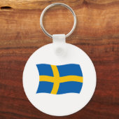 Porte-clés Drapeau de la Suède (Recto)