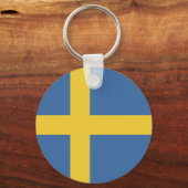 Porte-clés Drapeau de la Suède (Recto)