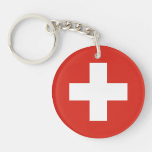 Porte-clés Drapeau de la Suisse