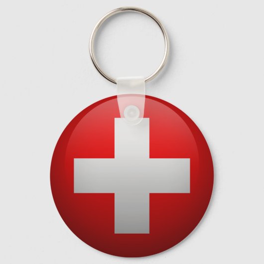 Porte-clés Drapeau de la Suisse (Recto)