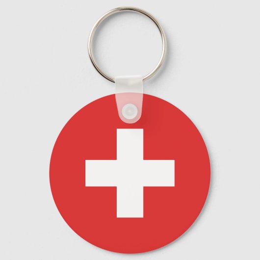 Porte-clés Drapeau de la Suisse (Recto)