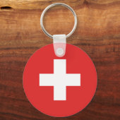 Porte-clés Drapeau de la Suisse (Recto)