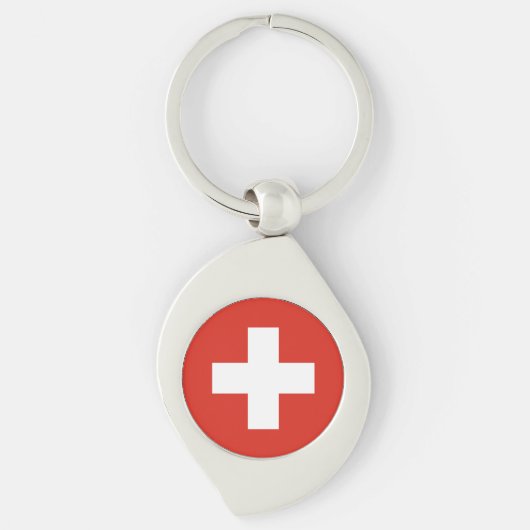 Porte-clés drapeau de la Suisse (Devant)