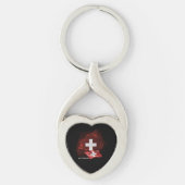 Porte-clés Drapeau de la Suisse (Devant)