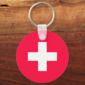 Porte-clés Drapeau de la Suisse modifiée (Recto)