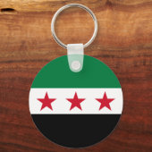 Porte-clés Drapeau de la Syrie (Recto)