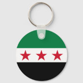 Porte-clés Drapeau de la Syrie (Verso)