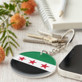 Porte-clés Drapeau de la Syrie (Devant droit)
