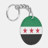 Porte-clés Drapeau de la Syrie (Devant gauche)