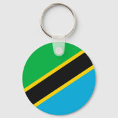 Porte-clés Drapeau de la Tanzanie (Recto)