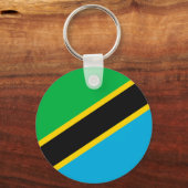 Porte-clés Drapeau de la Tanzanie (Recto)