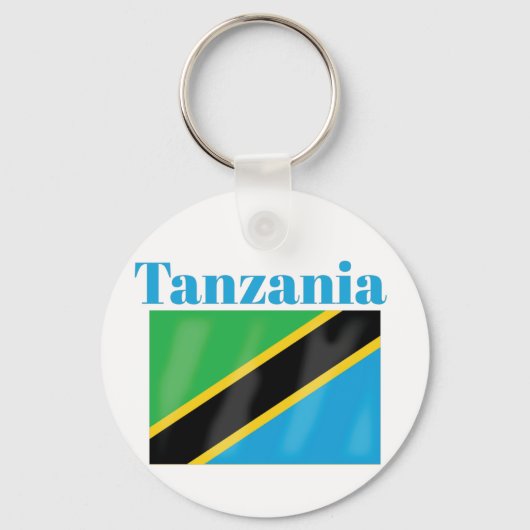 Porte-clés Drapeau de la Tanzanie (Recto)