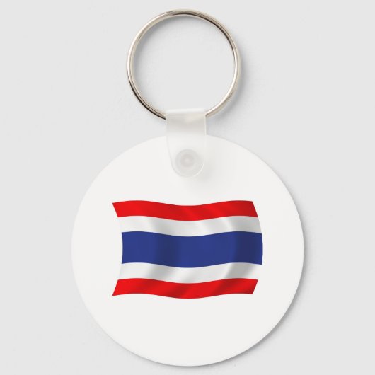 Porte-clés Drapeau de la Thaïlande (Recto)