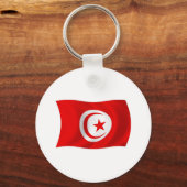 Porte-clés Drapeau de la Tunisie (Recto)