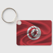 Porte-clés Drapeau de la Tunisie (Verso)