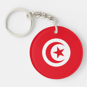 Porte-clés Drapeau de la Tunisie