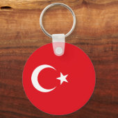Porte-clés Drapeau de la Turquie (Recto)