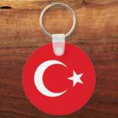 Porte-clés Drapeau de la Turquie (Recto)