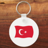 Porte-clés Drapeau de la Turquie (Recto)