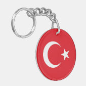 Porte-clés Drapeau de la Turquie (Devant gauche)