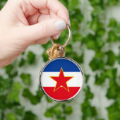Porte-clés Drapeau de la Yougoslavie (Main)