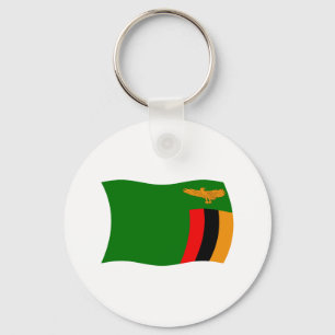 Porte-clés Drapeau de la Zambie