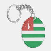 Porte-clés Drapeau de l'Abkhazie patriotique (Devant gauche)