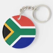 Porte-clés Drapeau de l'Afrique du Sud (Dos)