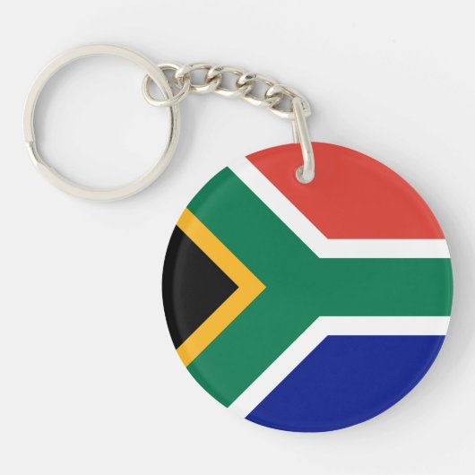 Porte-clés Drapeau de l'Afrique du Sud (Devant)
